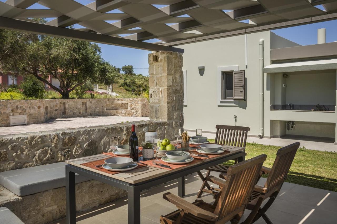 Alekos Beach Houses-Elia Villas ليكسوري المظهر الخارجي الصورة